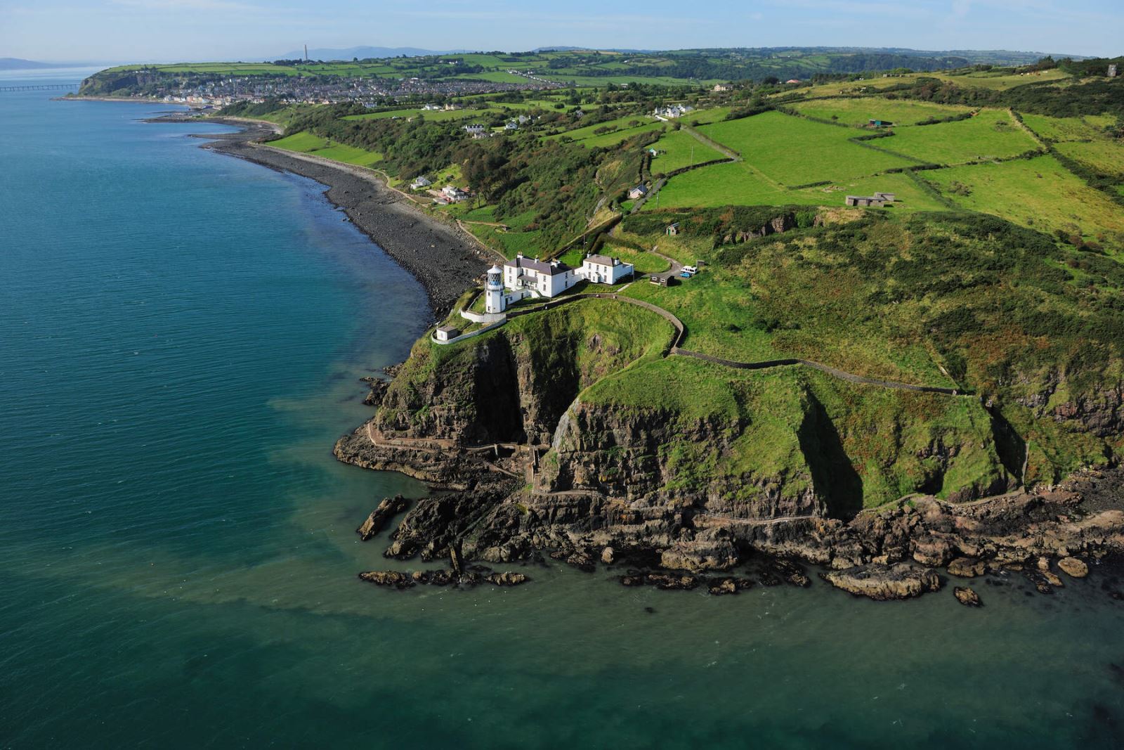 Blackhead Lighthouse Aerial View